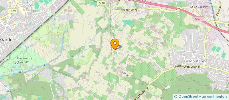 localisation de l'entreprise MADAME AURELIE DI GARBO  LA CRAU