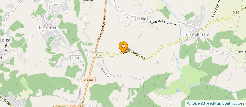 localisation de l'entreprise MADAME AURELIE DICKESCHEID  SAINTE-COLOMBE