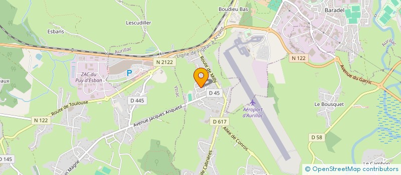 localisation de l'entreprise MADAME AURELIE DIGONNET à ARPAJON-SUR-CERE