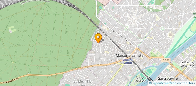 localisation de l'entreprise MADAME AURELIE DINIS à LE MESNIL-LE-ROI