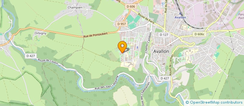 localisation de l'entreprise MADAME AURELIE DIVERT à AVALLON