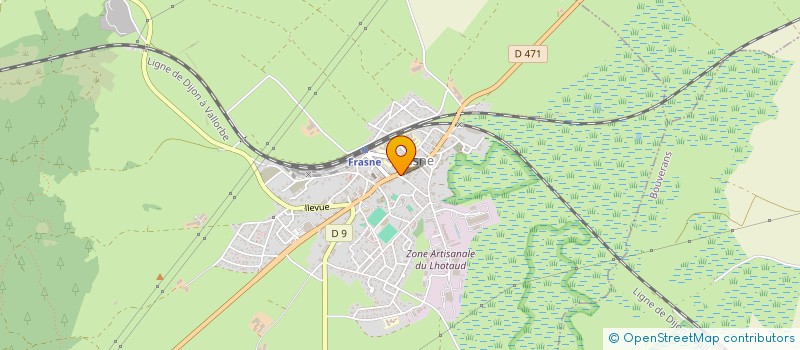 localisation de l'entreprise MADAME AURELIE DOERLER  FRASNE