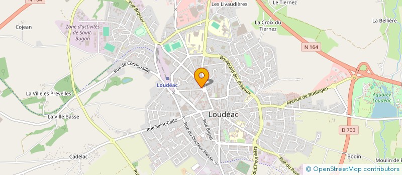 localisation de l'entreprise MADAME AURELIE DOLO à LOUDEAC
