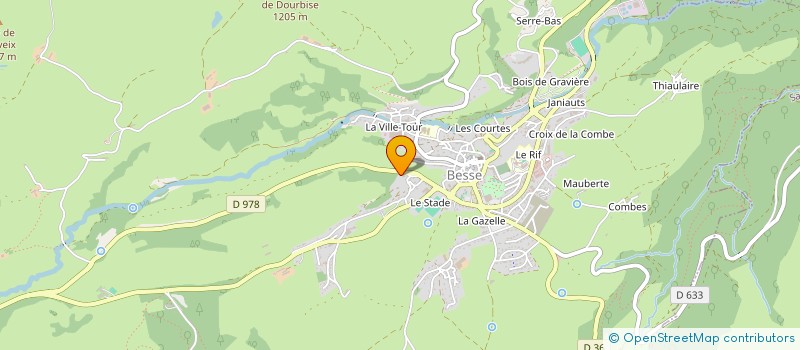 localisation de l'entreprise MADAME AURELIE DOMAS  BESSE-ET-SAINT-ANASTAISE