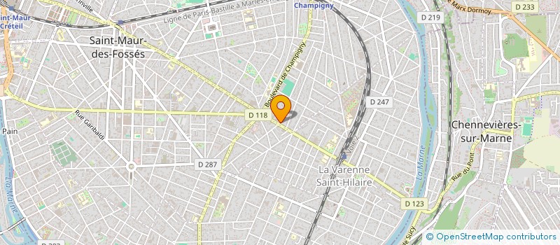 localisation de l'entreprise MADAME AURELIE DONA AMZALLAG  SAINT-MAUR-DES-FOSSES