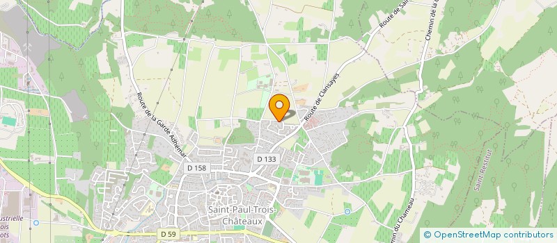 localisation de l'entreprise MADAME AURELIE DONDEY  SAINT-PAUL-TROIS-CHATEAUX