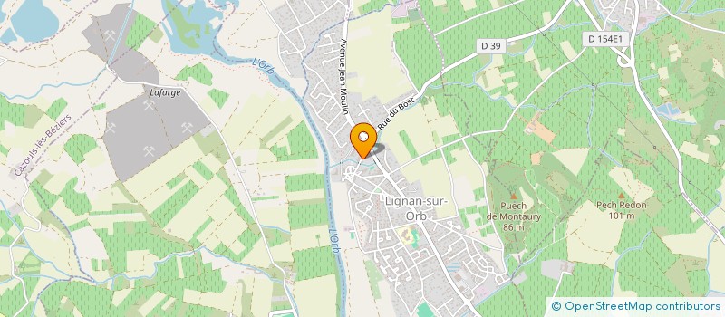 localisation de l'entreprise MADAME AURELIE DONVAL  BEZIERS