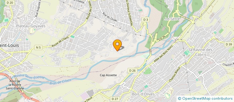 localisation de l'entreprise MADAME AURELIE DOUANIER  SAINT-LOUIS