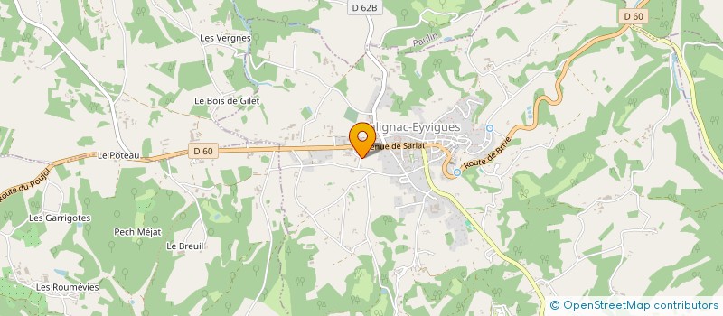 localisation de l'entreprise MADAME AURELIE DOUAT  SAINT-PIERRE-DE-CHIGNAC