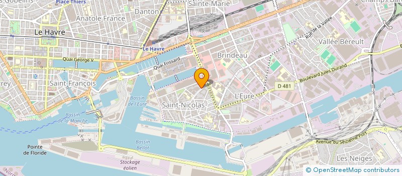 localisation de l'entreprise MADAME AURELIE DOUCE  LE HAVRE