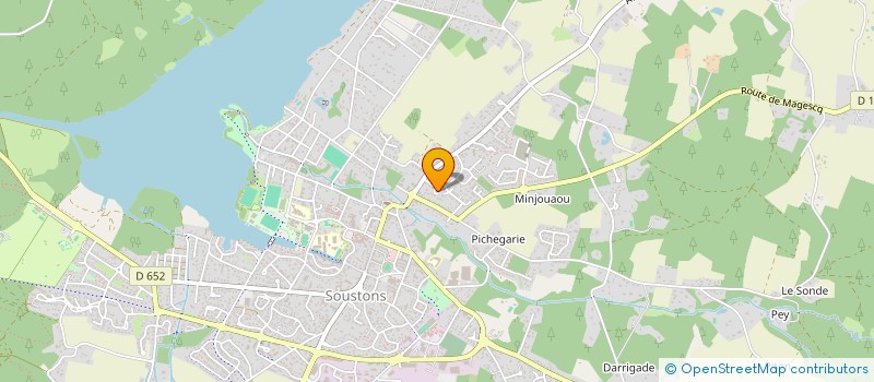 localisation de l'entreprise MADAME AURELIE DOUDARD  SOUSTONS