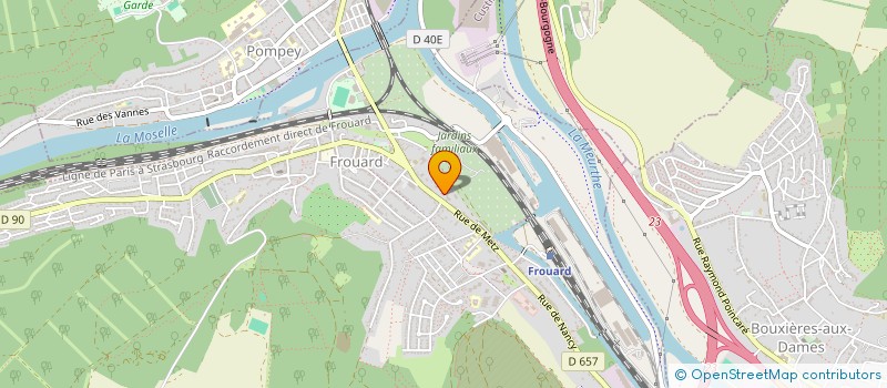 localisation de l'entreprise MADAME AURELIE DOUISSARD  LUNEVILLE