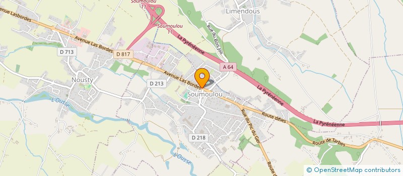 localisation de l'entreprise MADAME AURELIE DOUMENGES  SOUMOULOU