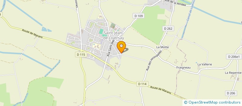 localisation de l'entreprise MADAME AURELIE DOUSSET  LA GREVE-SUR-MIGNON