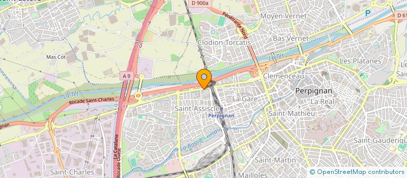 localisation de l'entreprise MADAME AURELIE DOUVE  PERPIGNAN