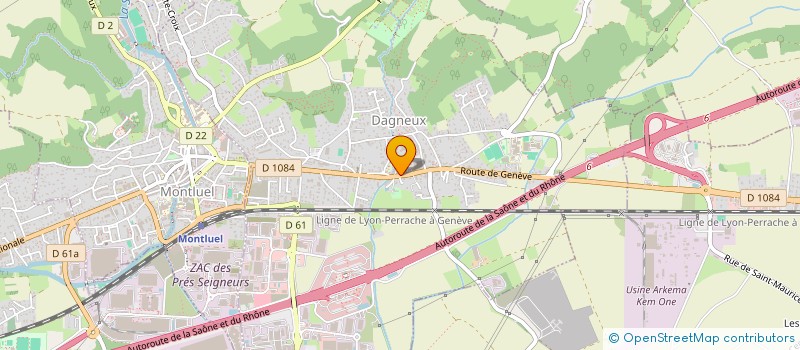 localisation de l'entreprise MADAME AURELIE DRAY à LA BOISSE