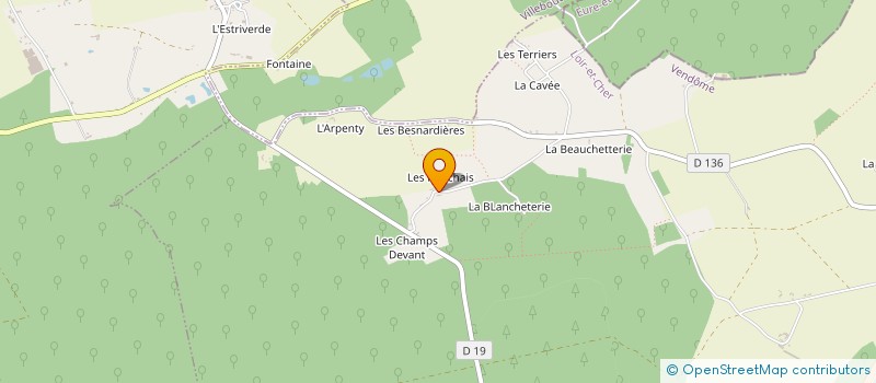 localisation de l'entreprise MADAME AURELIE DUBOIS  SAINT-JEAN-FROIDMENTEL