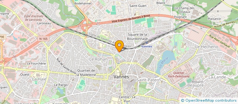 localisation de l'entreprise MADAME AURELIE DUBOIS à VANNES