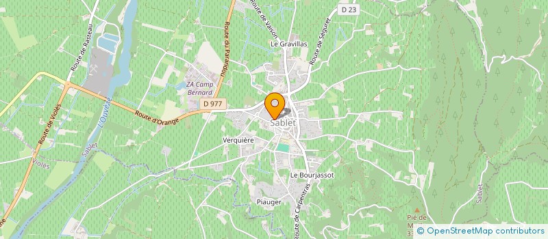 localisation de l'entreprise MADAME AURELIE DUBOS  SABLET