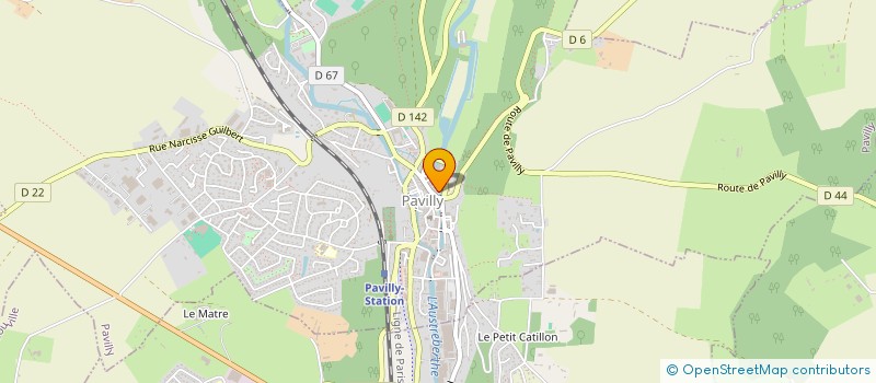 localisation de l'entreprise MADAME AURELIE DUBOST  PAVILLY