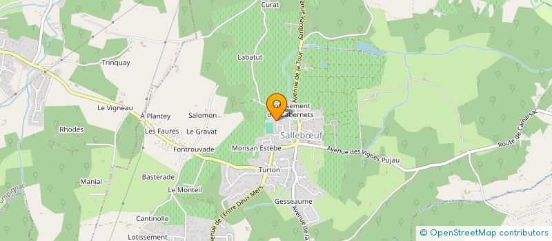 localisation de l'entreprise MADAME AURELIE DUBOURG  SALLEBUF