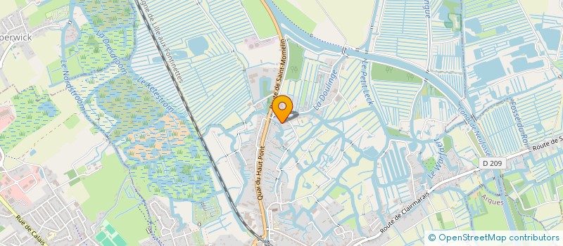 localisation de l'entreprise MADAME AURELIE DUBREU  SAINT-OMER