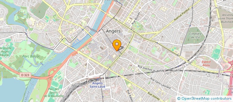 localisation de l'entreprise MADAME AURELIE DUBUISSON  ANGERS