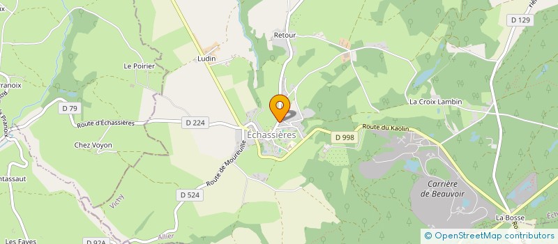 localisation de l'entreprise MADAME AURELIE DUBUIT  ECHASSIERES