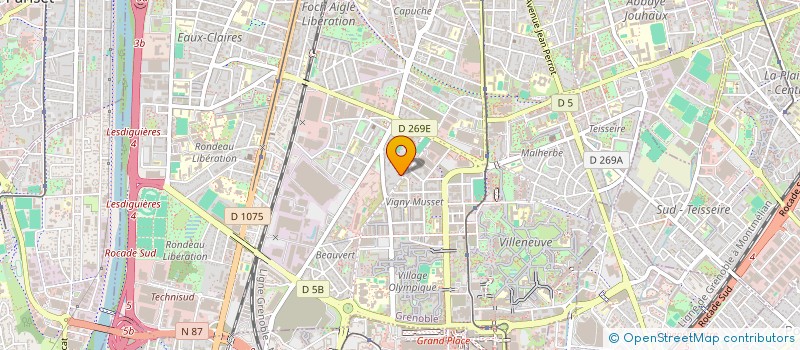 localisation de l'entreprise MADAME AURELIE DUC à GRENOBLE