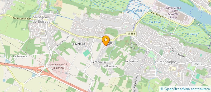 localisation de l'entreprise MADAME AURELIE DUCHEMIN  SAINT-JEAN-DE-BOISEAU