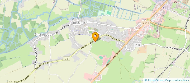 localisation de l'entreprise MADAME AURELIE DUCROS  BESSINES