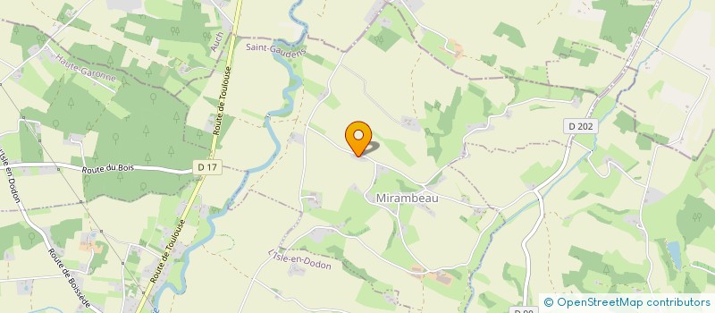 localisation de l'entreprise MADAME AURELIE DUFFAUT  MIRAMBEAU