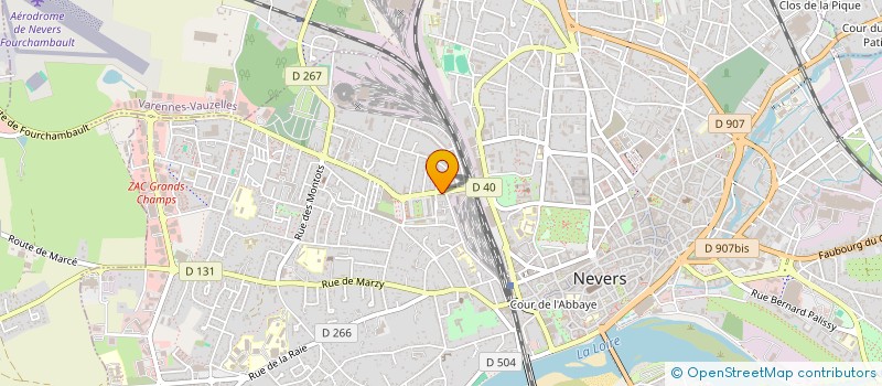 localisation de l'entreprise MADAME AURELIE DUFORT à NEVERS