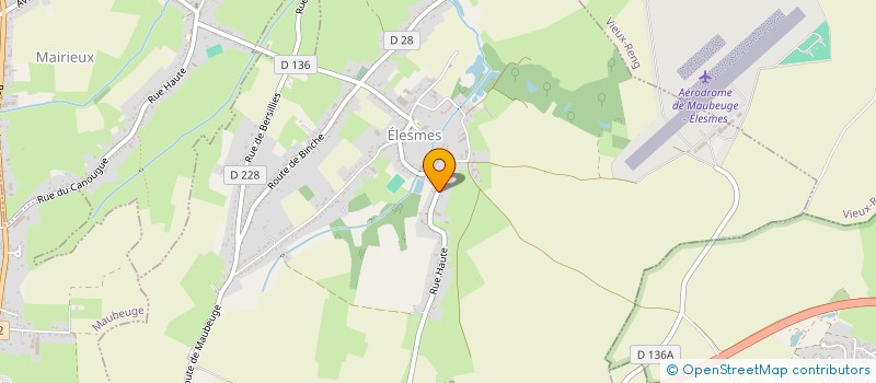 localisation de l'entreprise MADAME AURELIE DUFOUR à ELESMES