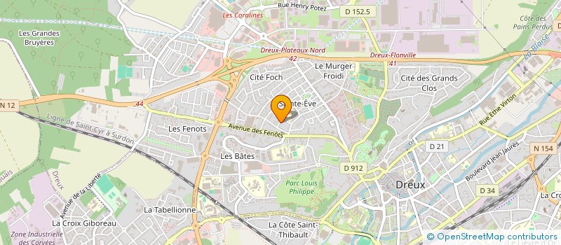 localisation de l'entreprise MADAME AURELIE DUJIPEROU à DREUX