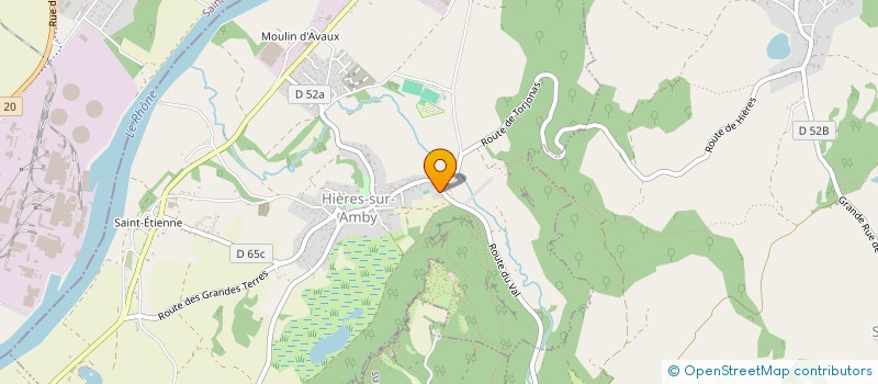 localisation de l'entreprise MADAME AURELIE DUMAS  HIERES-SUR-AMBY