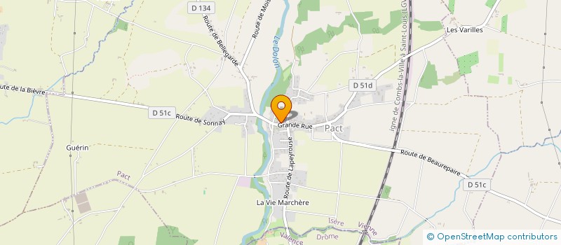 localisation de l'entreprise MADAME AURELIE DUMONTIER  PACT