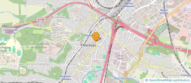 localisation de l'entreprise MADAME AURELIE DUPOND  PALAISEAU