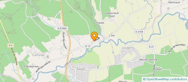 localisation de l'entreprise MADAME AURELIE DUPONT  CAMIRAN