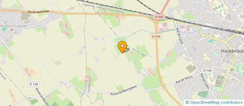 localisation de l'entreprise MADAME AURELIE DUPONT  WALLON-CAPPEL