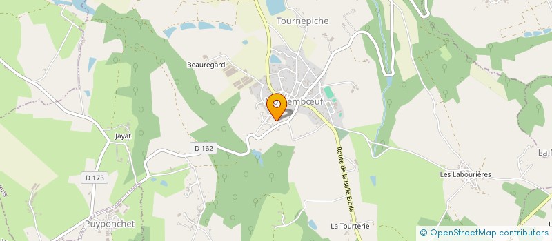 localisation de l'entreprise MADAME AURELIE DUPORT à MONTEMBŒUF