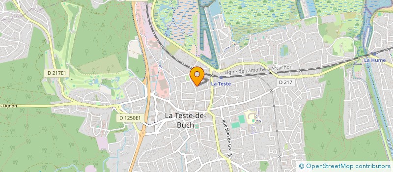 localisation de l'entreprise MADAME AURELIE DUPRAT à LA TESTE-DE-BUCH