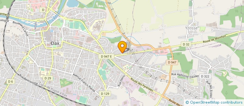 localisation de l'entreprise MADAME AURELIE DUPRAT  DAX