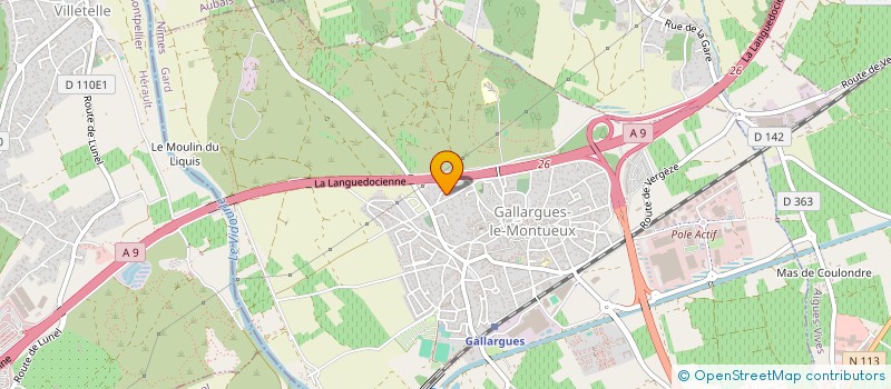 localisation de l'entreprise MADAME AURELIE DUPRET  GALLARGUES-LE-MONTUEUX