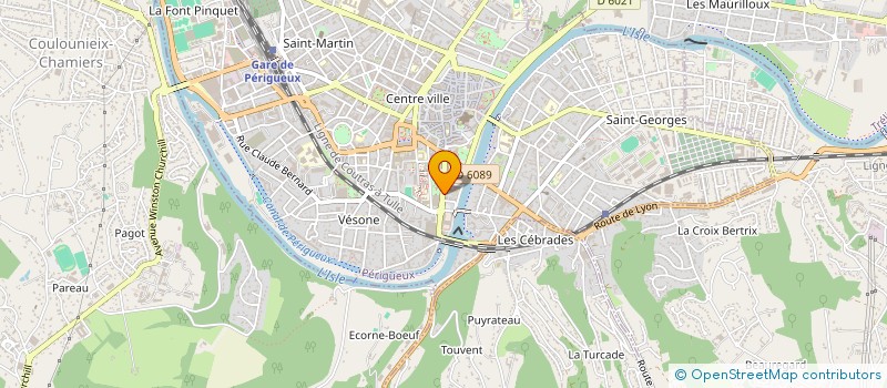 localisation de l'entreprise MADAME AURELIE DURIEUX à PERIGUEUX