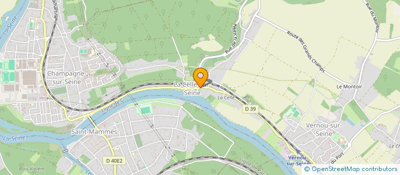 localisation de l'entreprise MADAME AURELIE DURNEY  VERNOU-LA-CELLE-SUR-SEINE