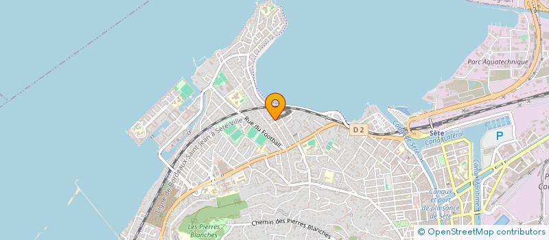 localisation de l'entreprise MADAME AURELIE DURU  SETE