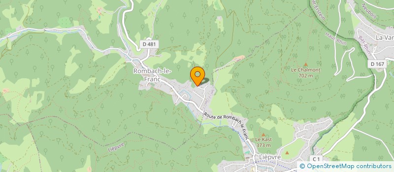 localisation de l'entreprise MADAME AURELIE DUSS  ROMBACH-LE-FRANC