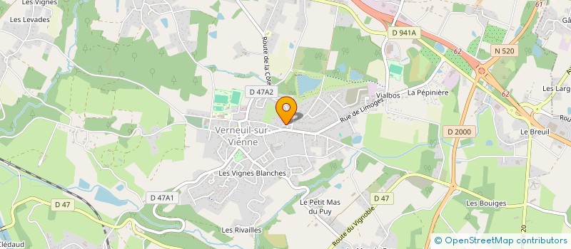 localisation de l'entreprise MADAME AURELIE DUSSEL  LIMOGES