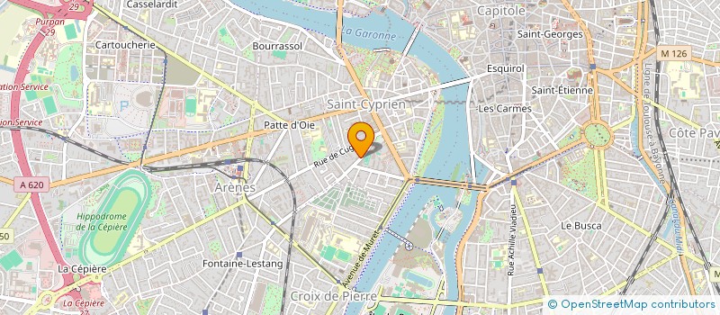 localisation de l'entreprise MADAME AURELIE DUTREY  TOULOUSE